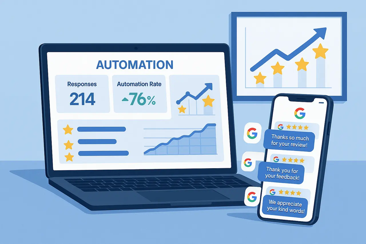 Automação de respostas para avaliações no Google