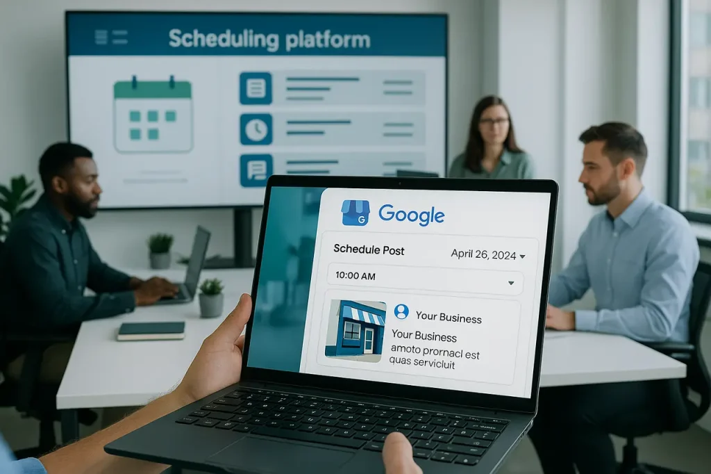 Como agendar postagens no Google Meu Negócio