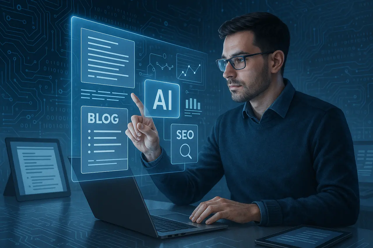 Inteligência artificial na geração de conteúdo para blogs