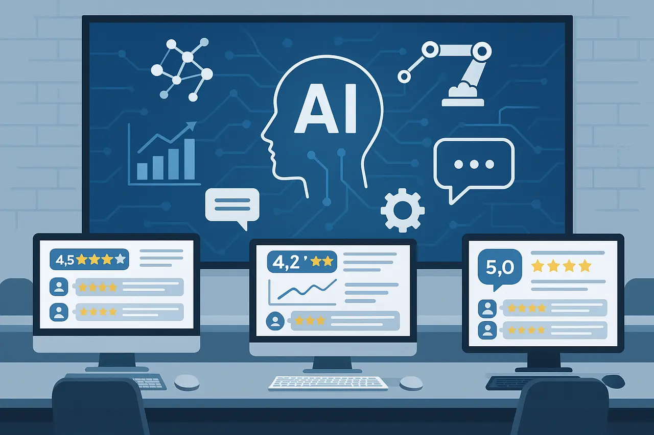 Respostas rápidas e inteligentes com IA para gestão de reputação no Google