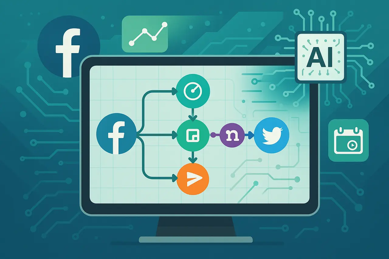 Automação de posts com IA e n8n: como reaproveitar conteúdo e otimizar tempo